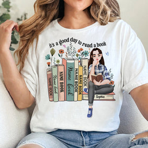 Personalized Gifts For Book Lovers Shirt 03xqtn030125pa It's A Good Day To Read A Book-Homacus