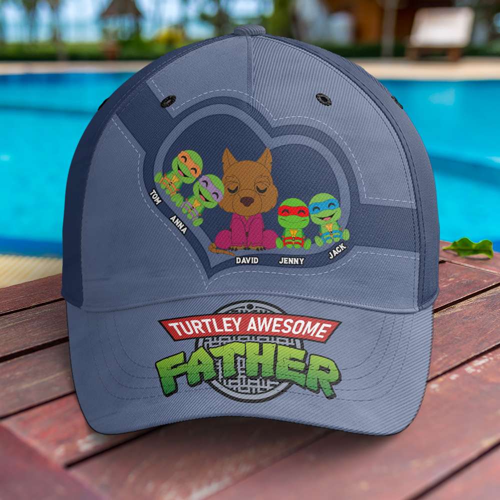 Turtle Dad Classic Cap - Personalized Gifts For Father 02NATN090524-Homacus