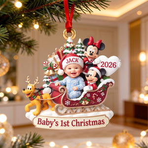 Lovely Baby Acrylic Ornament - Personalized Christmas Gifts 01tydh110826-Homacus