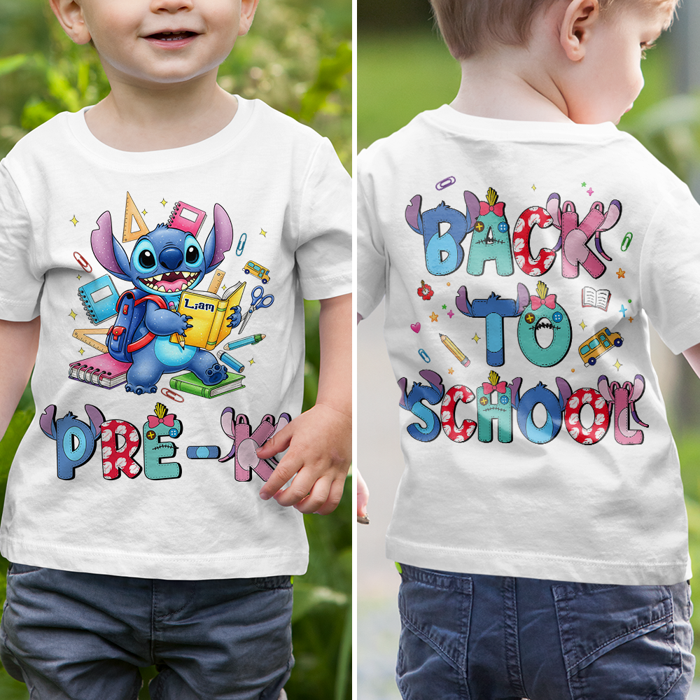 Cute Alien Back To School - Personalized Gifts For Kid 04hupu160625-Homacus