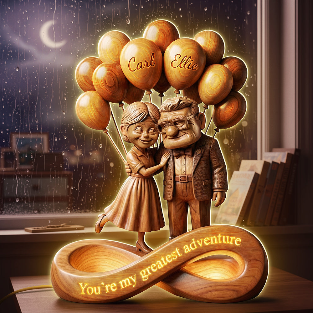 Old Couple Infinity Acrylic Light Box - Personalized Gifts For Couple 02pata140126-Homacus