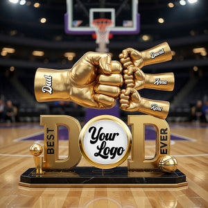 Basketbal Dad Acrylic Plaque - Personalized Gifts For Dad 02NAQN250526-Homacus