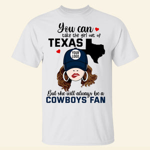 Personalized Gift For American Football Girl Shirt, Always Be A Fan 02QHQN131224-Homacus