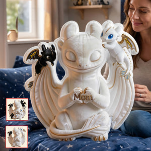 Cute Fantasy Creatures Pillow – Personalized Gifts For Mom 02tgmg130326-Homacus