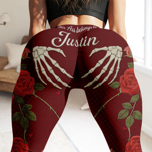 Naughty Skeleton Hands Leggings - Personalized Gifts For Her 04naqn181225-Homacus