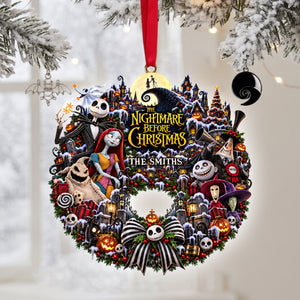 Spooky Family Christmas Ornament - Personalized Gifts For Family 04ohlu280926-Homacus