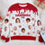 Grandma Ugly Christmas Sweater - Dripping Donut With Custom Kid Face Photo Gifts For Mom, Nana-Homacus