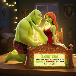 Naughty Couple Acrylic Light Box - Personalized Gifts For Couples 02KILU061125-Homacus