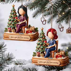 Nurse On Duty Acrylic Ornament - Personalized Christmas Gift For Nurses 02PGTA151026-Homacus