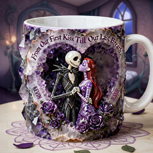 Kissing Skeleton Couple Coffee Mug - Personalized Gifts For Couple 03nata130126-Homacus