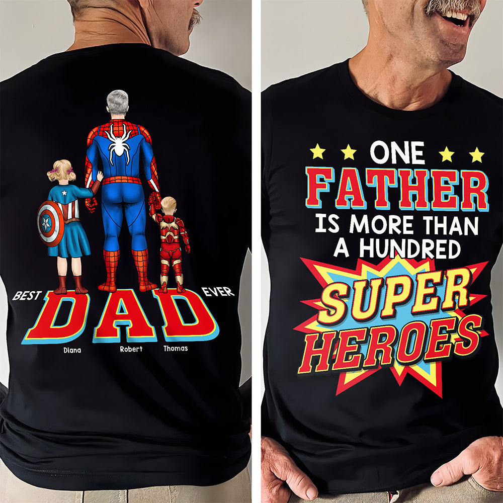 Super Dad Shirt Personalized Gifts For Dad 012TOQN180325PA-Homacus