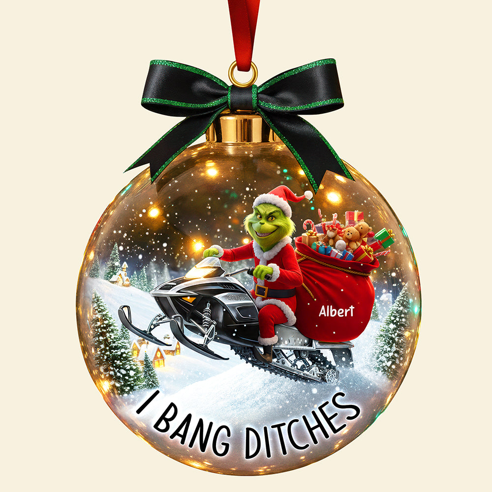 Snowmobile Adventure Christmas Ornament - Personalized Gifts For Fans 03paqn250925-Homacus