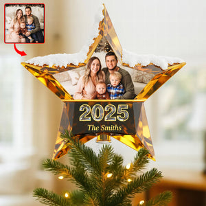 Funny Holiday Christmas Tree Topper - Custom Photo Gifts For Family 04pgqn191125-Homacus