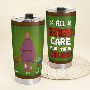 Personalized Gifts For Dad Tumbler Fathers Care For Children-Homacus