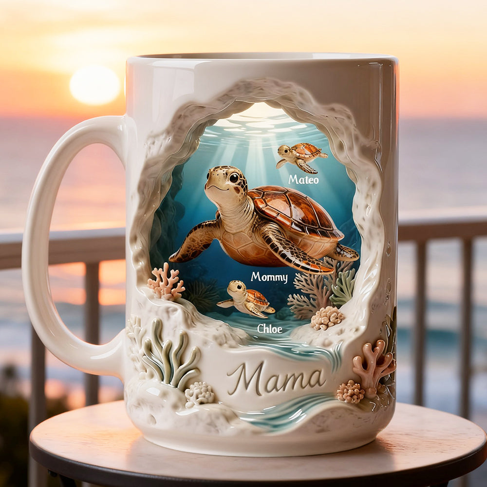 Sea Turtle Coffee Mug - Personalized Gifts For Mother 04todt090226-Homacus
