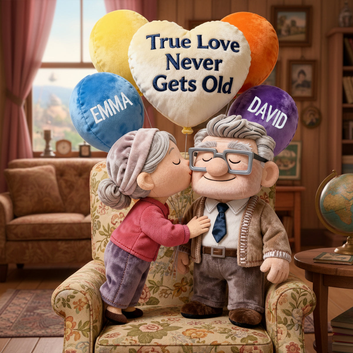 A Lifetime Of Love Shaped Pillow - Personalized Gifts For Couples 03NALU091225