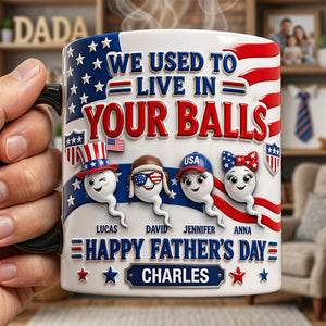 USA Sperm Dad Magic Mug - Personalized Gifts For Father's Day Magic Mug 03TYTA290426-Homacus
