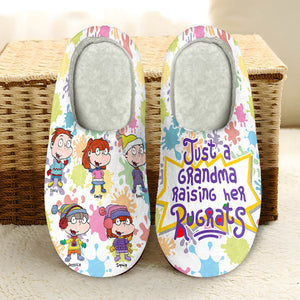 Personalized Gifts For Grandma Home Slippers Cartoon Characters 06TGQN071124HG-Homacus