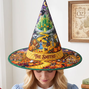 Whimsical Halloween Witch Hat - Personalized Gift For Halloween 03HATN130826