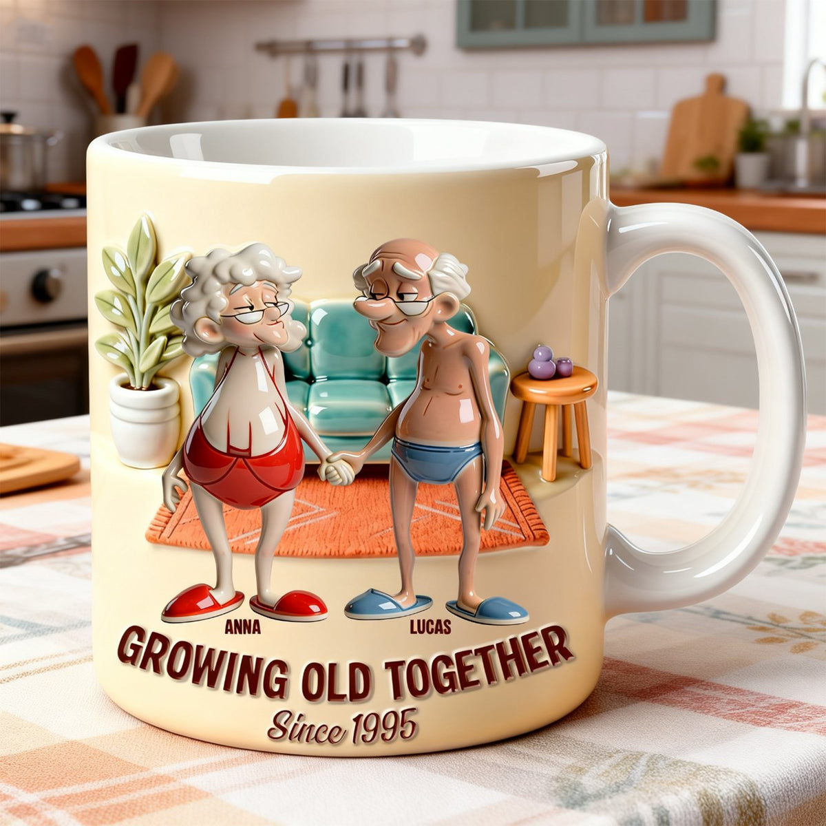 Growing Old Together Coffee Mug - Personalized Gifts For Couple 04natn171225-Homacus