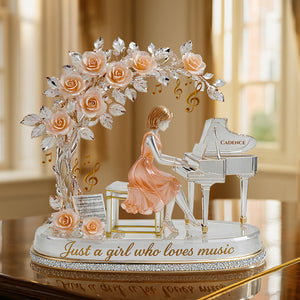 Holiday Harmony Piano Plaque – Personalized Xmas Gifts For Her 01QHDT090725-Homacus
