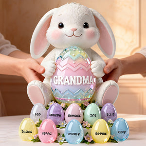 Bunny Egg Acrylic Plaque - Personalized Easter Day Gifts 01TODT040226-Homacus