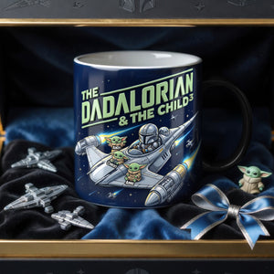Space Hero Dad Magic Mug - Personalized Gifts For Dad 03NADH300426-Homacus