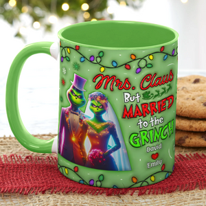 Personalized Gifts For Couple Coffee Mug Christmas Greenmonster Couple 01OHPU291024-Homacus