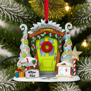 First Christmas At New Address Ornament - Personalized Christmas Gifts For Couple 07TGLU160825-Homacus