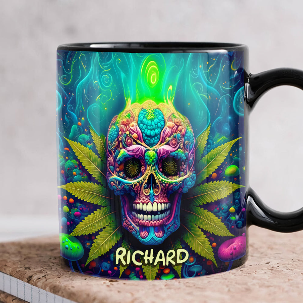 Chill Skull Mug Personalized Gifts For Stoners 04TODT100625-Homacus