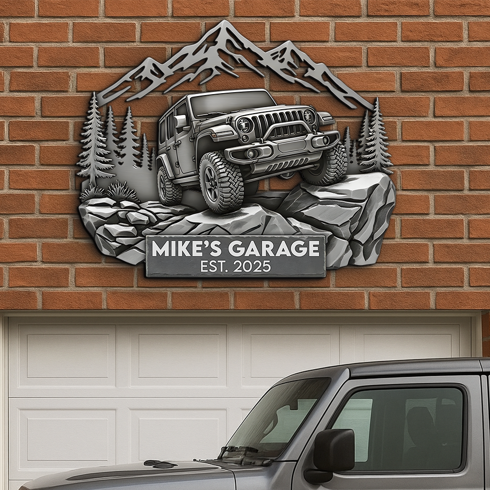 Garage Metal Sign - Personalized Gifts For Off-road Lovers 03qhpu040625-Homacus