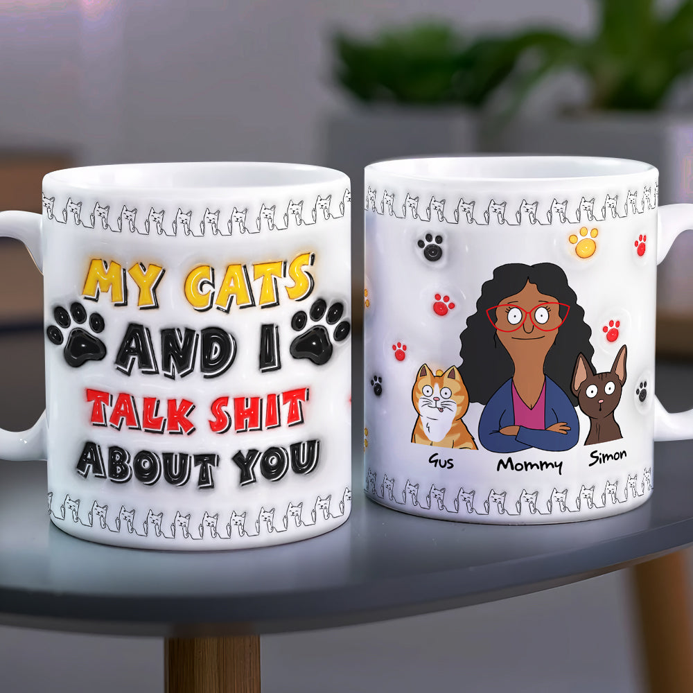 Adorable Little Cats Coffee Mug - Personalized Gifts For Cat Lover 04QHLU010425HG-Homacus