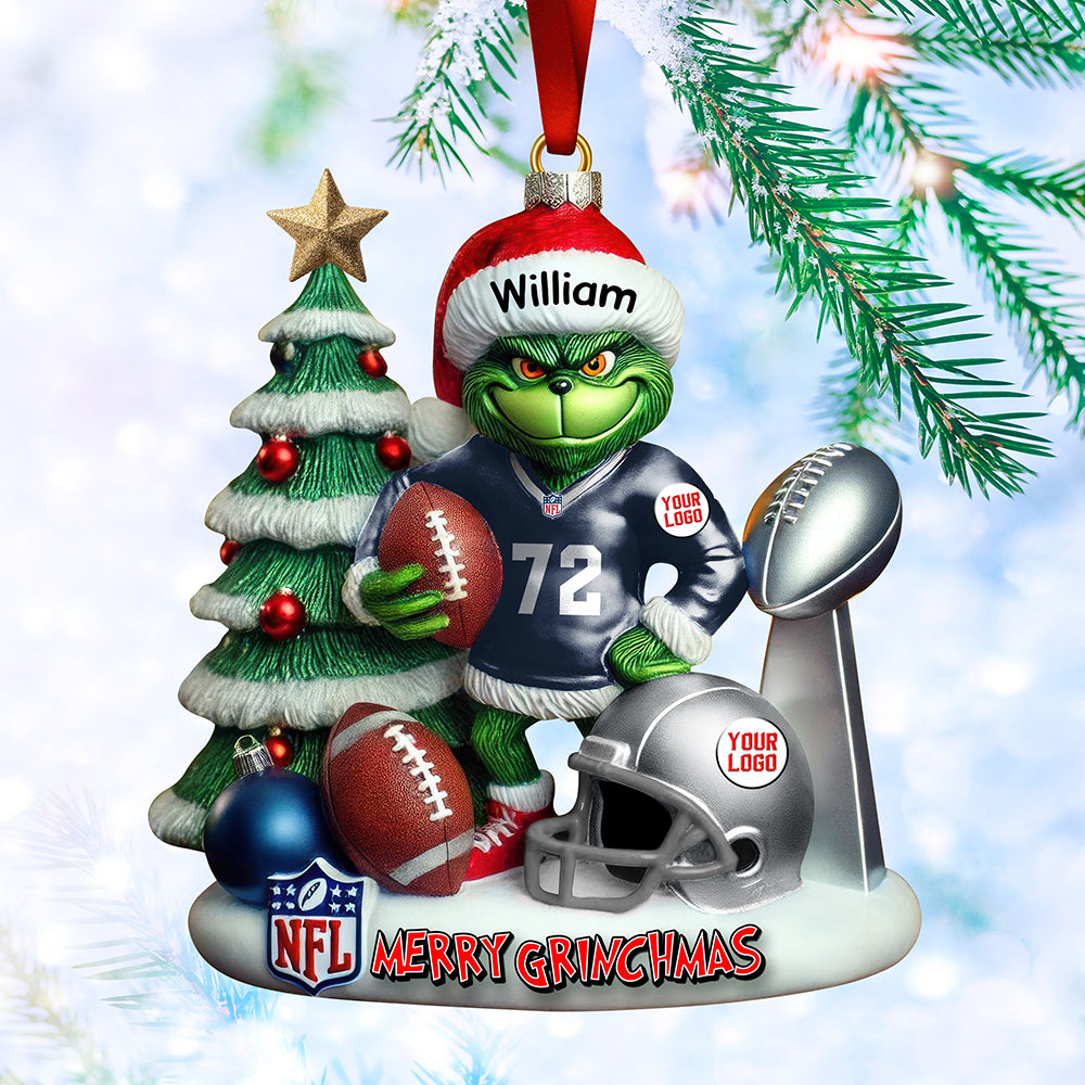 Merry Touchdown Christmas Ornament Personalized Gifts For Fans 01QNQN081025-Homacus