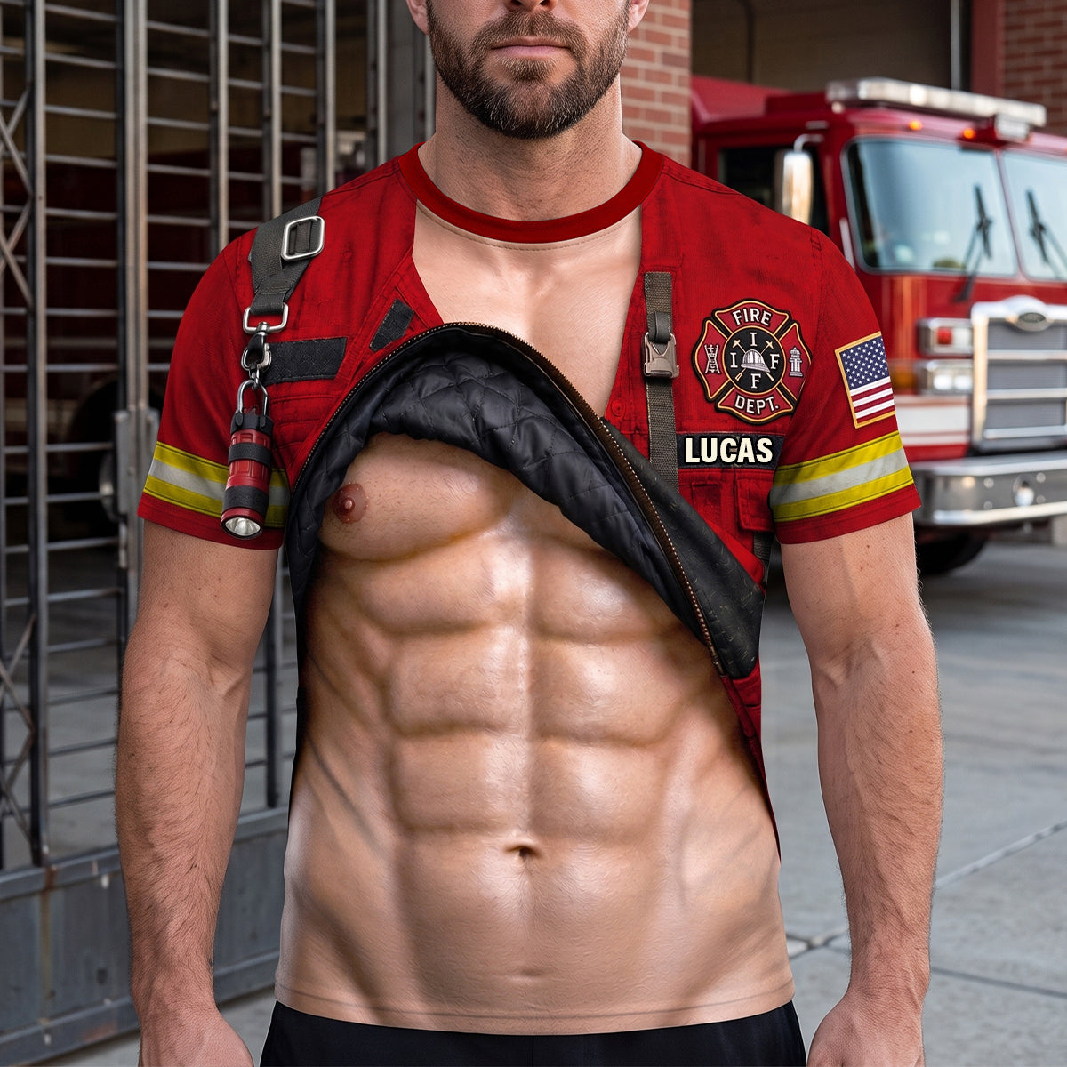 Firehouse Hero Shirt - Personalized Gifts For Firefighter 01OHTN160726-Homacus