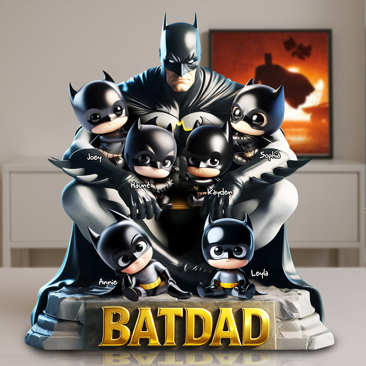 Shadow Hero Dad Acrylic Plaque - Personalized Gifts For Father 02OHLU160525