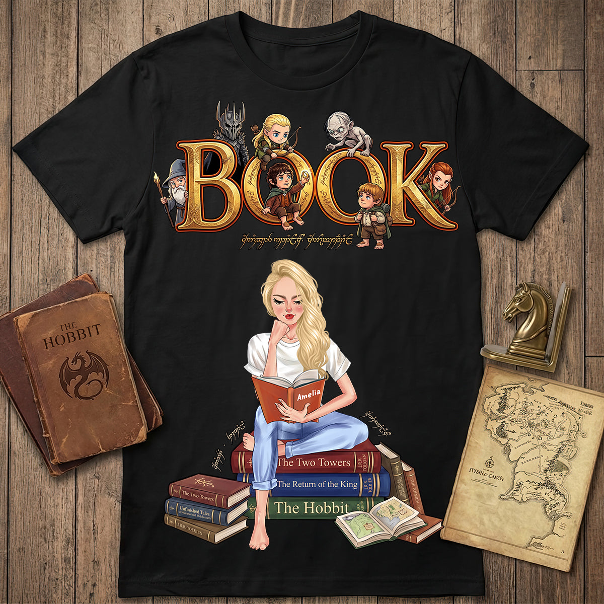 Book Girl Shirt - Personalized Gifts For Book Lovers 02hudt050626