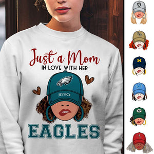 Custom Team Logo Gifts For Football Fan Shirt 02huti181023 American Football Girl-Homacus
