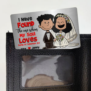 Personalized Gifts For Couple Wedding Wallet Card Found My Soul Loves 02XQMH090125DA-Homacus