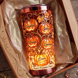 Ookie Grandma Pumpkin Patch 20oz Tumbler - Personalized Gifts For Grandma & Mom 04QHTA170826 - Tumbler Cup - GoDuckee