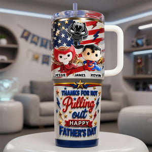 Funny Hero Sperm Tumbler - Personalized Gifts For Dad 04huta090526-Homacus