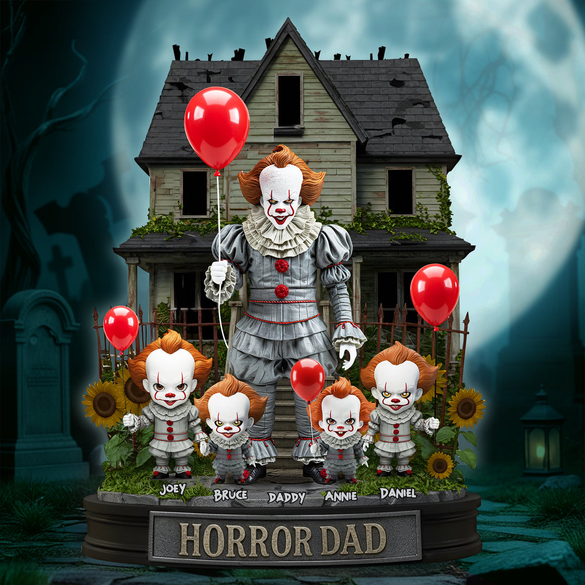 Horror Daddy Acrylic Plaque - Personalized Gift For Dad 02QHLU030525-Homacus