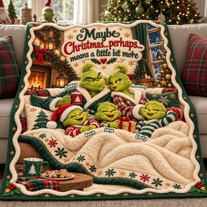 Playful Family Blanket - Personalized Christmas Gifts For Family 03ttta091026-Homacus