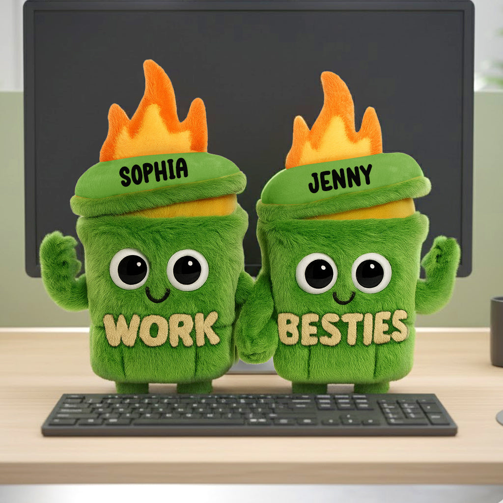 Cute Dumpster Coworker Shaped Pillow  - Personalized Gifts For Coworkers 05NATN151125