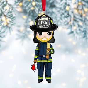 Personalized Gift For Firefighter Christmas Ornament 02ACTN141124HH-Homacus