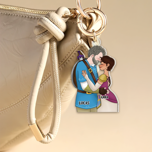 Personalized Gifts For Couple Keychain 01qhpu110225hg-Homacus