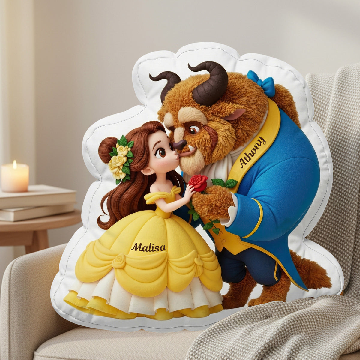 Personalized Gifts For Couple Custom Shaped Pillow 01humg121125-Homacus