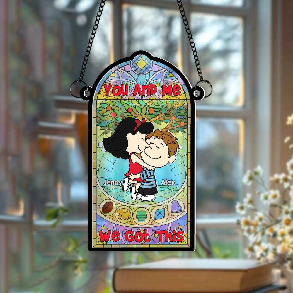 Personalized Gifts For Couple Suncatcher Ornament 01OHMH060125HG-Homacus