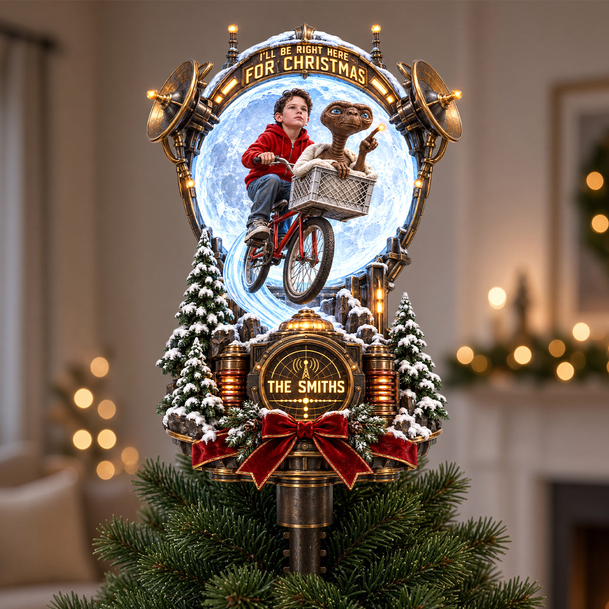 Rescue Mystery Creature Tree Topper - Personalized Christmas Gift 08hadh170926