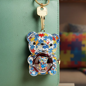 Mama Bear Autism Keychain - Personalized Gifts For Mom 02tgta050226-Homacus