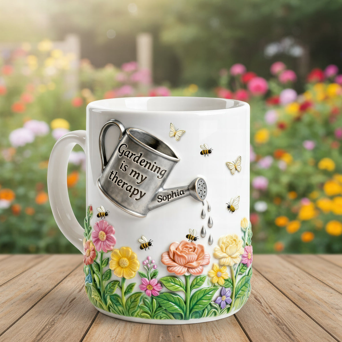 Gardening Therapy Coffee Mug – Personalized Gifts For Garden Lovers 06toqn291225-Homacus